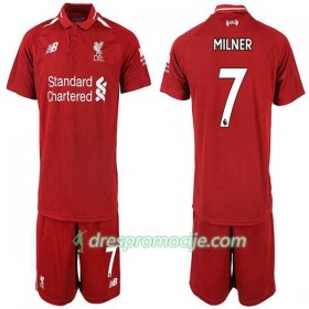 Liverpool Dres MILNER 7 Dječji Domaći 2018/19 Kratkih Rukava